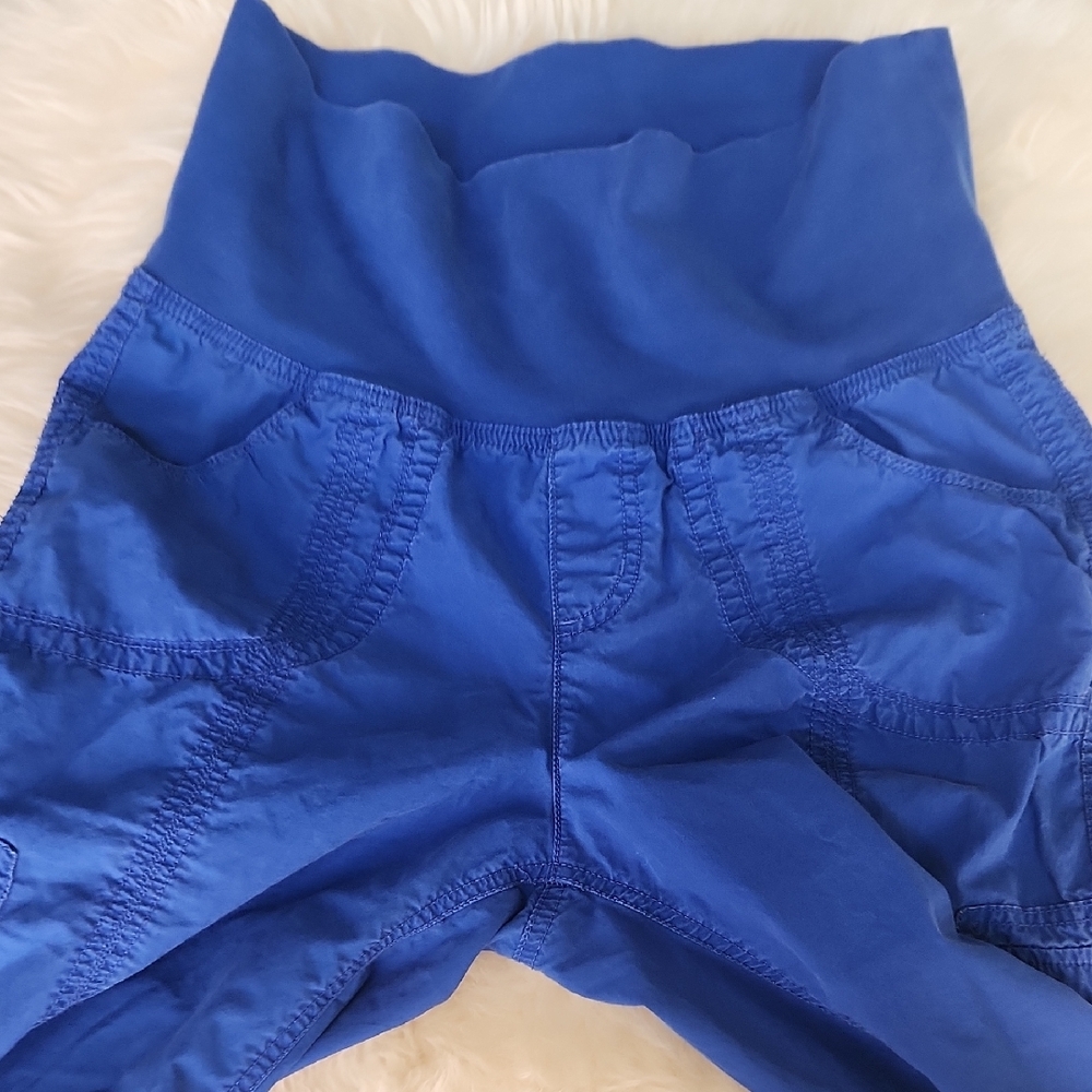 Y2K Calvin Klein Performance Women's Dopamine Boost Blue Cargo Joggers Sz Med - Picture 7 of 9